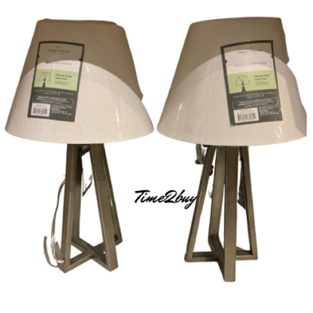Set of 2 Threshold metal Mini Lamps